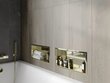 Mexen X-Wall-R upotettava seinähylly 45x20 cm, Kultainen hinta ja tiedot | Kylpyhuoneen sisustus | hobbyhall.fi