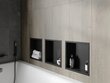 Mexen X-Wall-R upotettava seinähylly, 30x30 cm, musta hinta ja tiedot | Kylpyhuoneen sisustus | hobbyhall.fi