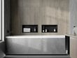 Mexen X-Wall-R upotettava seinähylly, 45x20 cm, Musta hinta ja tiedot | Kylpyhuoneen sisustus | hobbyhall.fi