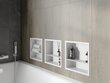 Mexen X-Wall-R upotettava seinähylly 2l, 30x30 cm, valkoinen hinta ja tiedot | Kylpyhuoneen sisustus | hobbyhall.fi