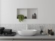 Mexen X-Wall-R upotettava seinähylly 2l, 60x30 cm, valkoinen hinta ja tiedot | Kylpyhuoneen sisustus | hobbyhall.fi