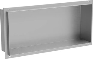 Mexen X-Wall-NR upotettava seinähylly, 45x20 cm, Inox hinta ja tiedot | Kylpyhuoneen sisustus | hobbyhall.fi