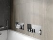 Mexen X-Wall-NR upotettava seinähylly, 45x20 cm, Inox hinta ja tiedot | Kylpyhuoneen sisustus | hobbyhall.fi