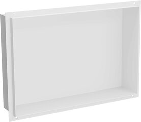 Mexen X-Wall-NR upotettava seinähylly, 45x30 cm, valkoinen hinta ja tiedot | Kylpyhuoneen sisustus | hobbyhall.fi