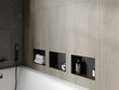 Mexen X-Wall-NR upotettava seinähylly, 30x20 cm, musta hinta ja tiedot | Kylpyhuoneen sisustus | hobbyhall.fi