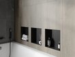 Mexen X-Wall-NR upotettava seinähylly, 30x30 cm, musta hinta ja tiedot | Kylpyhuoneen sisustus | hobbyhall.fi