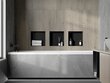Mexen X-Wall-NR upotettava seinähylly, 30x30 cm, musta hinta ja tiedot | Kylpyhuoneen sisustus | hobbyhall.fi