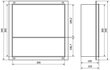 Mexen X-Wall-NR upotettava hylly 2l, 30x30 cm, Valkoinen hinta ja tiedot | Kylpyhuoneen sisustus | hobbyhall.fi