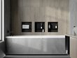 Mexen X-Wall-NR upotettava seinähylly 2l, 30x30 cm, musta hinta ja tiedot | Kylpyhuoneen sisustus | hobbyhall.fi