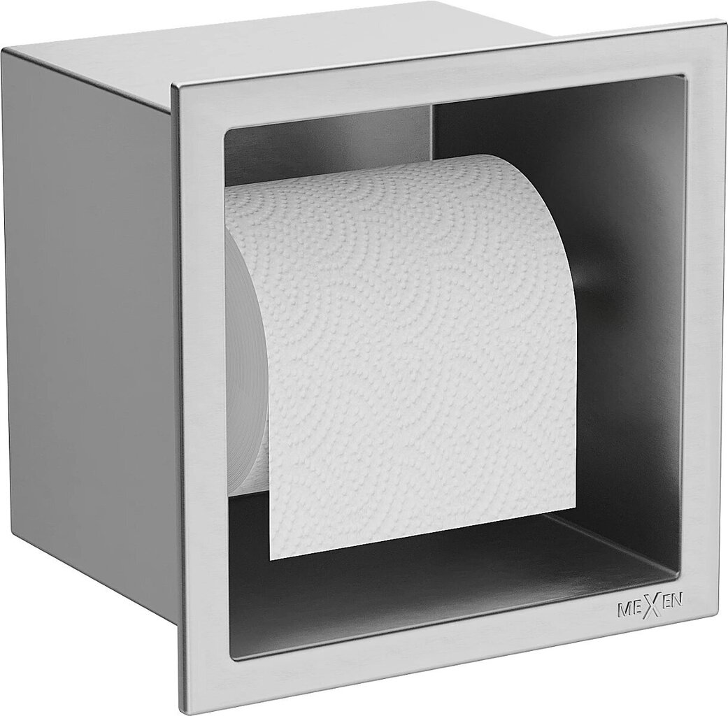 Mexen X-Wall-P piilotettava wc-paperiteline, Inox hinta ja tiedot | Kylpyhuoneen sisustus | hobbyhall.fi