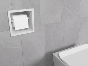 Mexen X-Wall-P piilotettava WC-paperirullan pidike, valkoinen hinta ja tiedot | Kylpyhuoneen sisustus | hobbyhall.fi