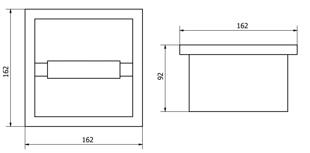 Mexen X-Wall-P piilotettava wc-paperiteline, kulta hinta ja tiedot | Kylpyhuoneen sisustus | hobbyhall.fi