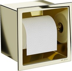 Mexen X-Wall-P piilotettava wc-paperiteline, kulta hinta ja tiedot | Kylpyhuoneen sisustus | hobbyhall.fi