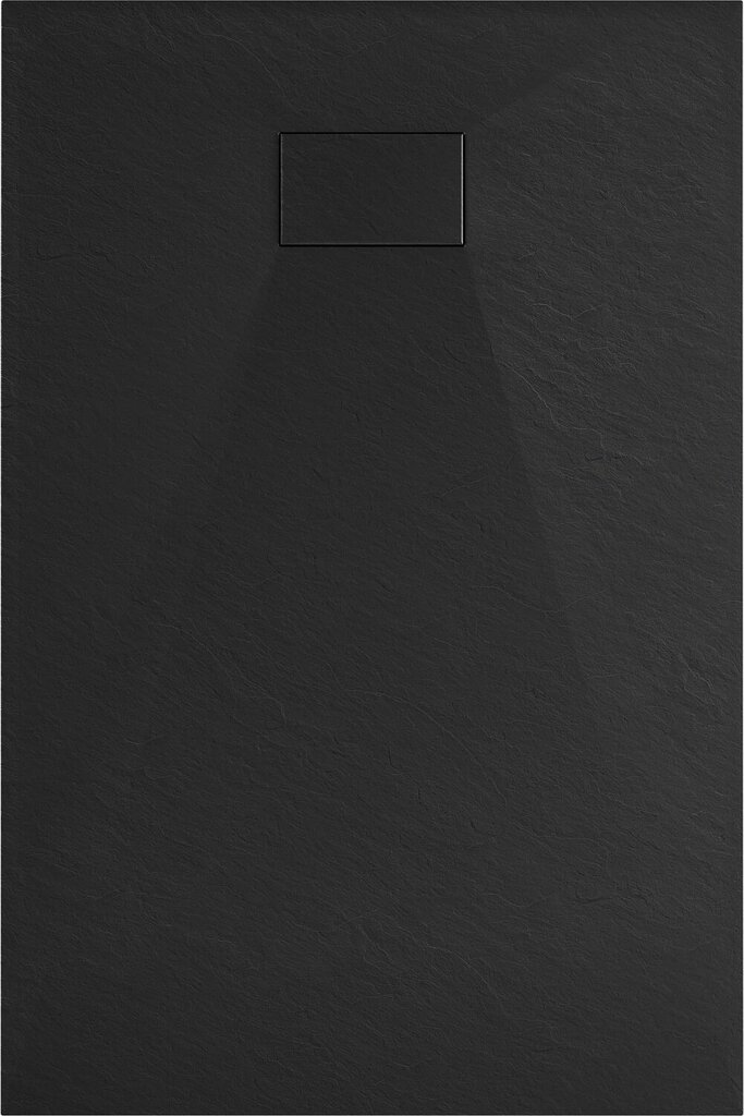 Suorakaiteen muotoinen suihkualusta Mexen Hugo SMC sifonilla, musta, 100x70,80 cm, 100x70,80 cm. hinta ja tiedot | Suihkualtaat | hobbyhall.fi