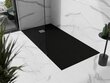 Suorakaiteen muotoinen suihkuallas Mexen Stone+ -sifonilla, musta, 200x80,90,100 cm hinta ja tiedot | Suihkualtaat | hobbyhall.fi
