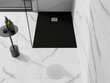 Suorakaiteen muotoinen suihkuallas Mexen Stone+ sifonilla, musta, 110x70,80,90 cm hinta ja tiedot | Suihkualtaat | hobbyhall.fi