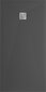 Suorakaiteen muotoinen suihkuallas Mexen Stone+ sifonilla, antrasiitti, 160x70,80,90,100 cm hinta ja tiedot | Suihkualtaat | hobbyhall.fi