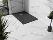 Suorakulmainen suihkuallas Mexen Stone+ -sifonilla, antrasiitti, 130x70,80,90 cm hinta ja tiedot | Suihkualtaat | hobbyhall.fi