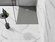 Suorakulmainen suihkuallas Mexen Stone+ sifoni, Harmaa, 120x70,80,90,100 cm hinta ja tiedot | Suihkualtaat | hobbyhall.fi