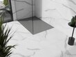 Suorakaiteen muotoinen suihkuallas Mexen Stone+ sifonilla, harmaa, 110x70,80,90 cm hinta ja tiedot | Suihkualtaat | hobbyhall.fi