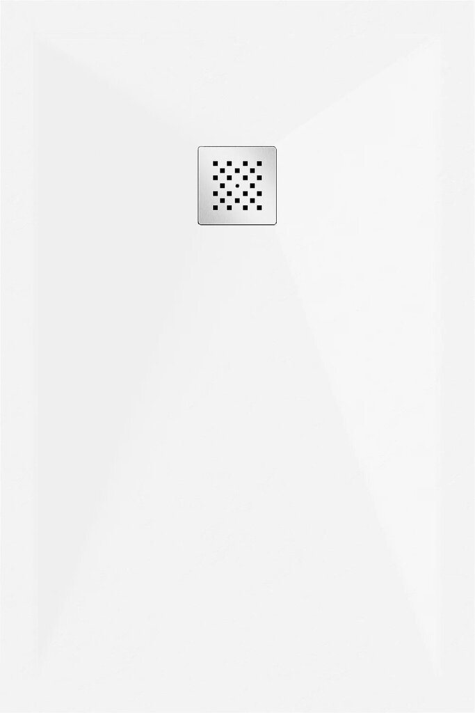 Suorakaiteen muotoinen suihkuallas Mexen Stone+ sifonilla, valkoinen, 90x70,80 cm hinta ja tiedot | Suihkualtaat | hobbyhall.fi