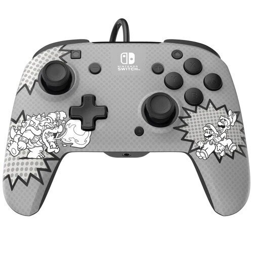 PDP Rematch Comic Mario Wired Gamepad Nintendo Switch hinta ja tiedot | Ohjaimet ja lisätarvikkeet | hobbyhall.fi