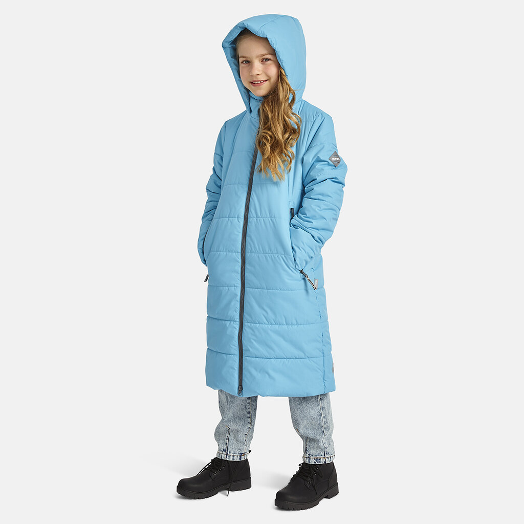 Huppa tyttöjen lämmitetty kevät-syksy-parka NINA, 100g, sininen hinta ja tiedot | Tyttöjen takit | hobbyhall.fi