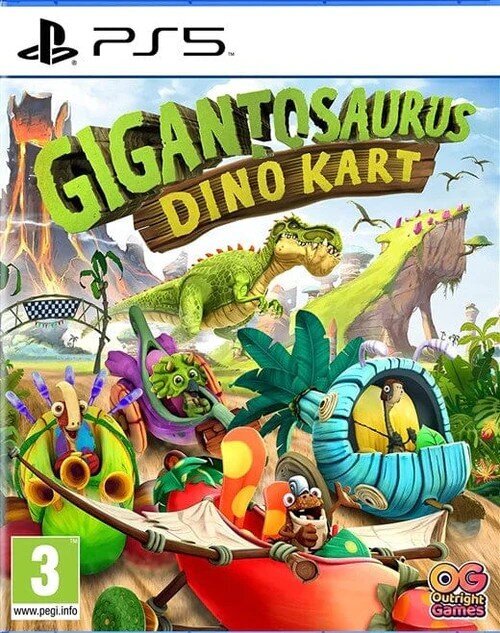 Gigantosaurus: Dino Kart, PS5 hinta ja tiedot | Tietokone- ja konsolipelit | hobbyhall.fi