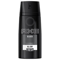 Axe Black Deodorantti Miehille 150 ml hinta ja tiedot | AXE Hajuvedet ja kosmetiikka | hobbyhall.fi