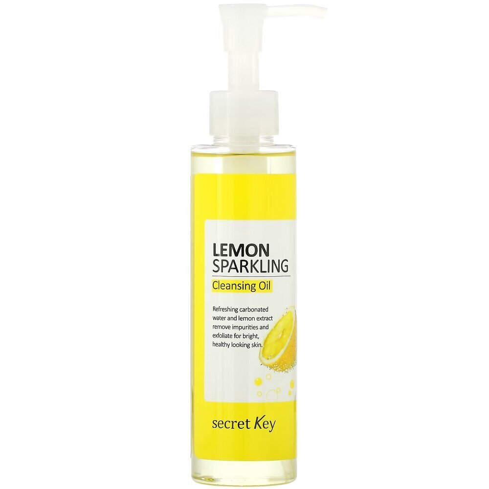 Puhdistusöljy sitruunauutteella meikinpoistoon 150 ml Secret Key Lemon Sparkling Cleansing Oil hinta ja tiedot | Kasvojen puhdistusaineet | hobbyhall.fi