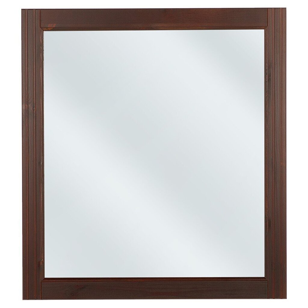Kylpyhuoneen peili Hakano Vinex, 80x73 cm, ruskea hinta ja tiedot | Kylpyhuonepeilit | hobbyhall.fi