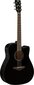 Elektroakustinen kitara Yamaha FGX800C BLII hinta ja tiedot | Kitarat | hobbyhall.fi
