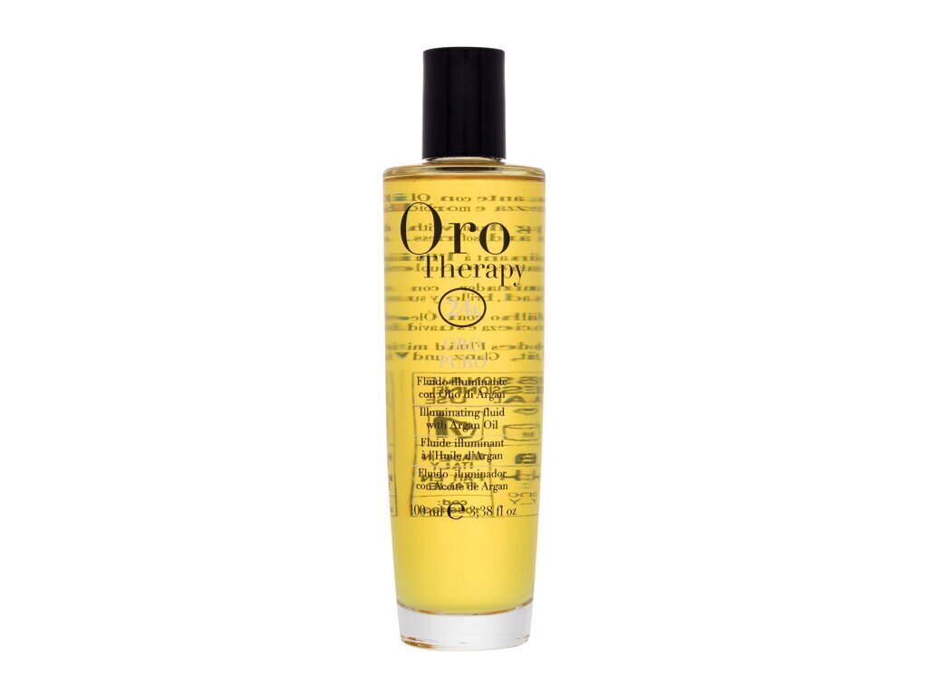 Hiusseerumi Fanola Oro Therapy Oro Puro Illuminating Fluid, 100 ml hinta ja tiedot | Naamiot, öljyt ja seerumit | hobbyhall.fi