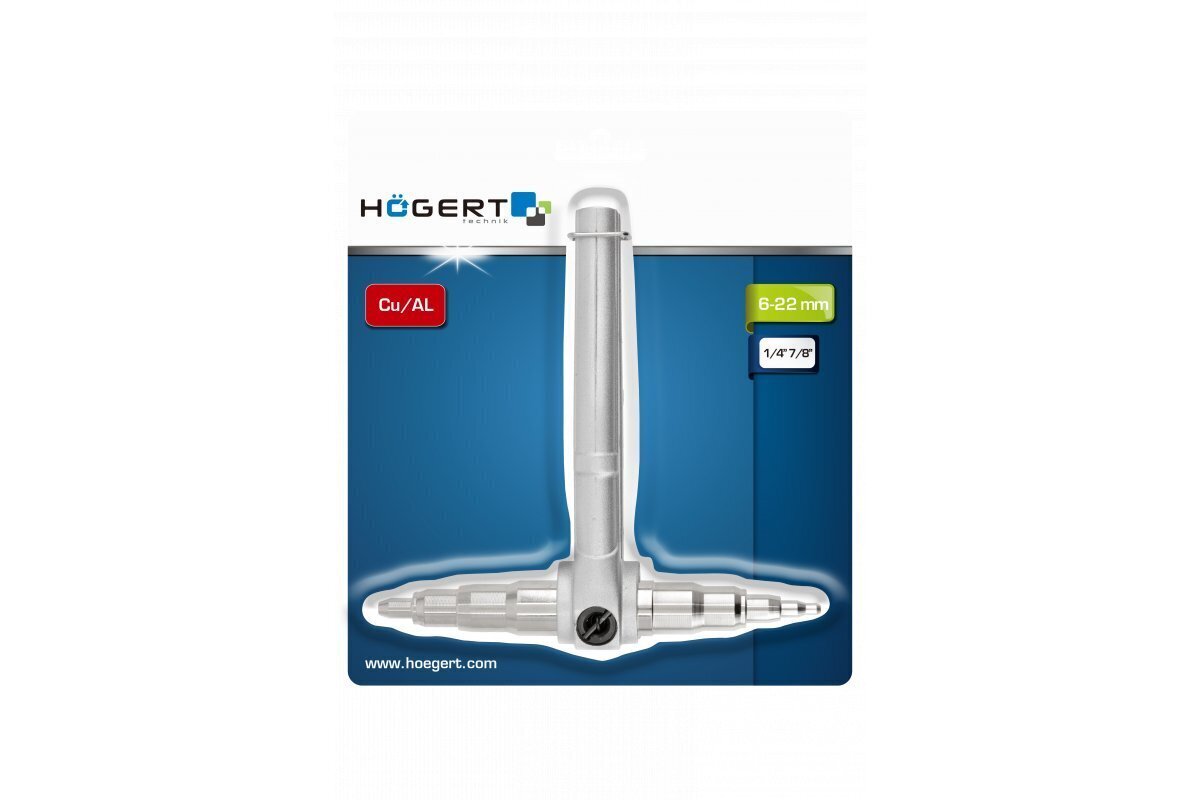 Hogert Pipe Extension Tool 6 - 22mm - HT1P628 hinta ja tiedot | Käsityökalut | hobbyhall.fi