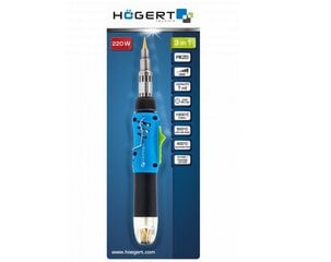 Hogert kaasujuottokolvi piezo 220W - HT2C401 hinta ja tiedot | Käsityökalut | hobbyhall.fi
