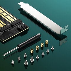 Ugreen PCIe 3.0 x4 SSD M.2 M-Key / M.2 B-Key CM302 hinta ja tiedot | Ohjain- ja laajennuskortit | hobbyhall.fi