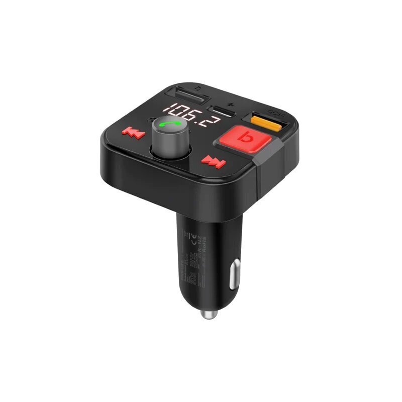 PROMATE PowerTune-30W Bluetooth FM Transmitter QC3.0 / PD30W / USB / Hands-free hinta ja tiedot | FM-lähettimet ja -sovittimet | hobbyhall.fi