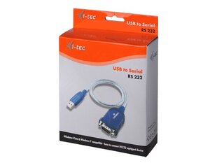 I-TEC USB-RS-232 (COM-DB9) -kaapelisovitin. hinta ja tiedot | Adapterit | hobbyhall.fi