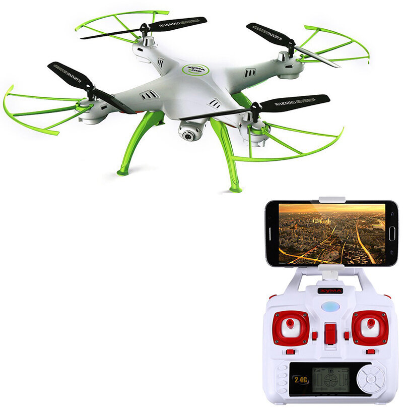 Drone kameralla SYMA X5HW 2.4GHZ RC WI-FI hinta ja tiedot | Poikien lelut | hobbyhall.fi