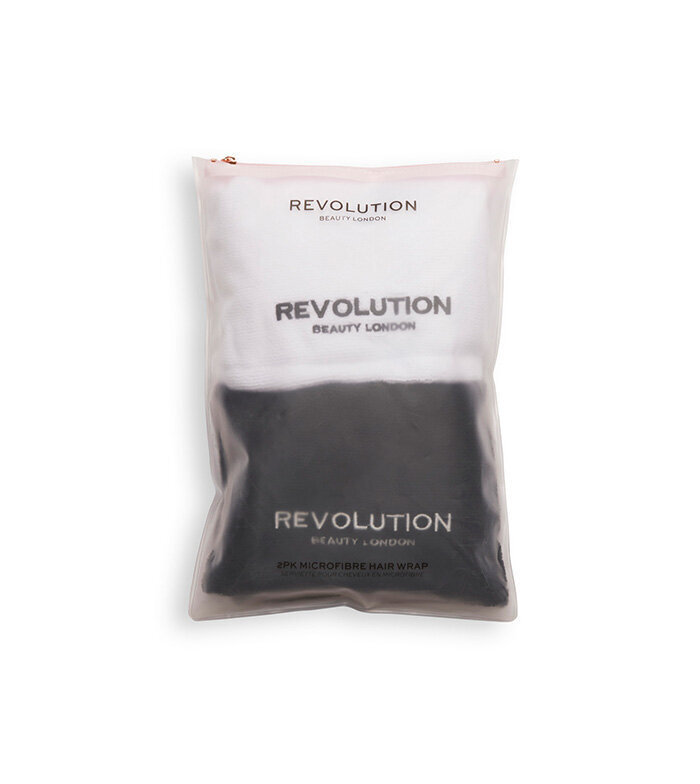 Hiuspyyhe Revolution Haircare Elastic Microfibre, 2 kpl hinta ja tiedot | Hiustarvikkeet | hobbyhall.fi