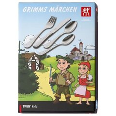 Zwilling Grimms Fairy Tales lasten ruokailuvälinesetti, 4 osaa hinta ja tiedot | Ruokailuvälineet | hobbyhall.fi
