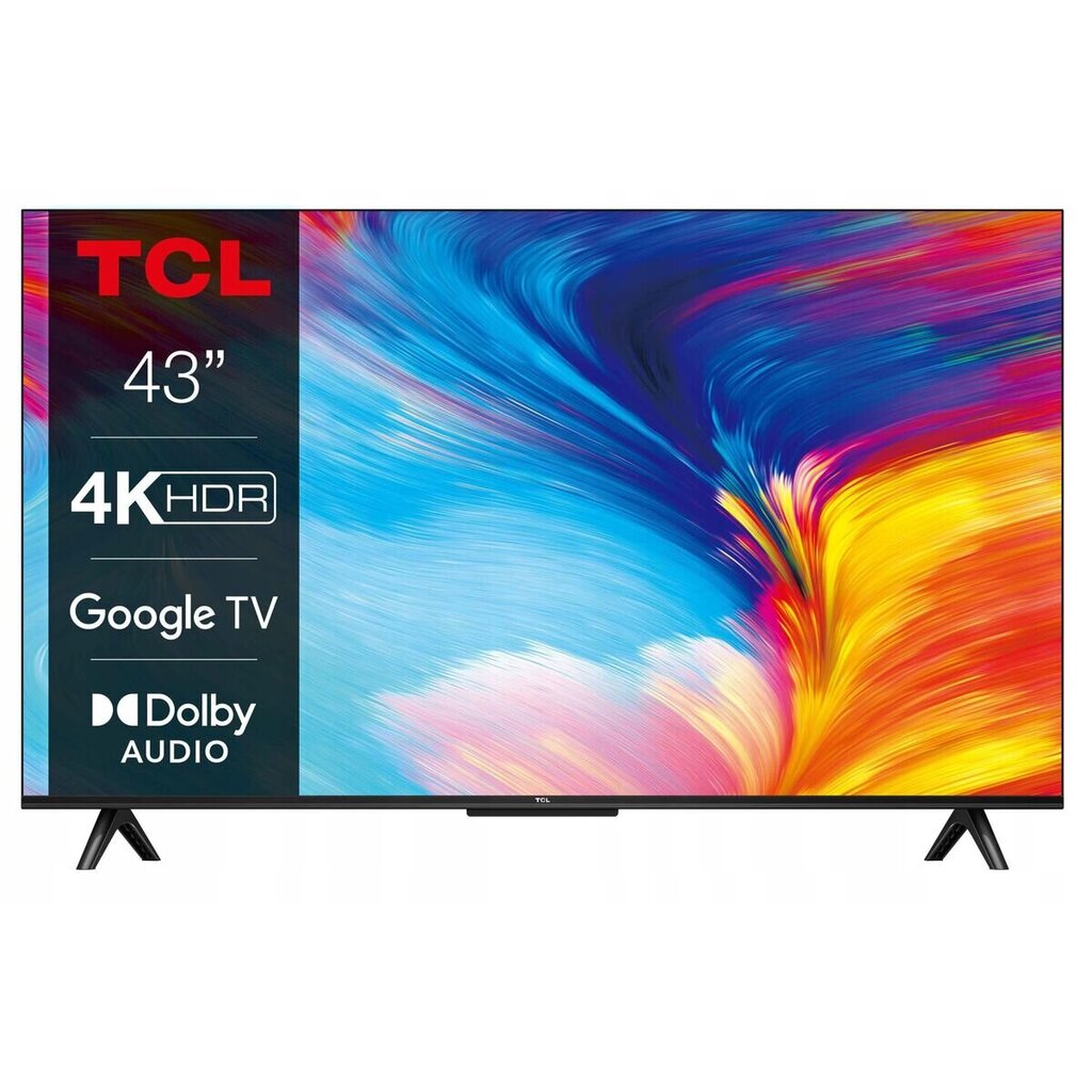 Smart-TV TCL 43P631 4K ULTRA HD LED WI-FI LED 4K Ultra HD 43" hinta ja tiedot | Televisiot | hobbyhall.fi