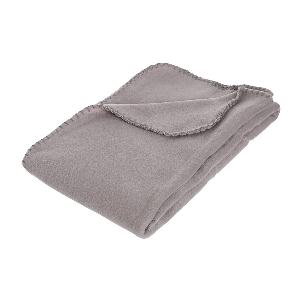 Fleece huopa Atmosphera Ruskea puuvilla (125 x 150 cm) hinta ja tiedot | Päiväpeitot ja huovat | hobbyhall.fi