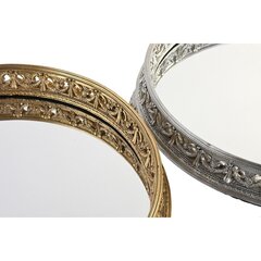Välipalatarjotin DKD Home Decor Mirror hopea kultainen hartsi neoklassinen (38,5 x 38,5 x 8 cm) (2 kpl) hinta ja tiedot | Dkd Home Decor Ruokailuvälineet ja keittiötarvikkeet | hobbyhall.fi