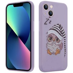 Samsung Galaxy S21 FE - Owl Sleepy, liila hinta ja tiedot | MX Owl Puhelimet, älylaitteet ja kamerat | hobbyhall.fi