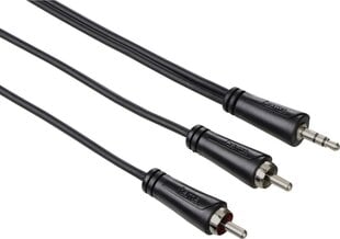 Hama 3,5 mm - 2 RCA audiokaapeli / 3 m, 00122296 hinta ja tiedot | Kaapelit ja adapterit | hobbyhall.fi