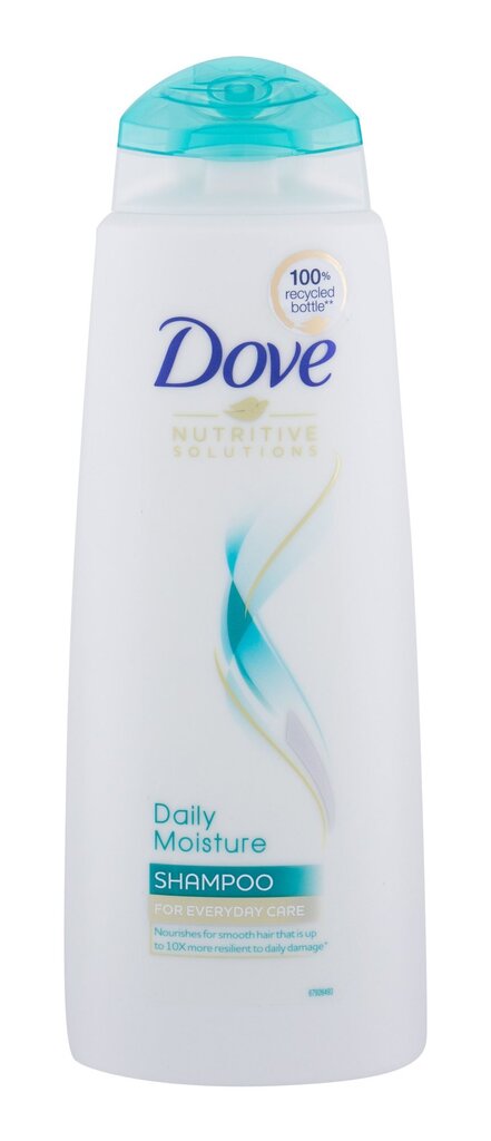 Dove Nutritive Solutions Daily Moisture, Kosteuttava shampoo kaikille hiustyypeille, 400 ml hinta ja tiedot | Shampoot | hobbyhall.fi