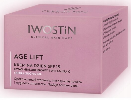 Iwostin Age lift SPF 15 päivittäinen kasvovoide kuivalle iholle, 50 ml hinta ja tiedot | Kasvovoiteet | hobbyhall.fi