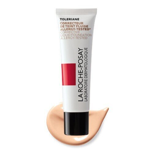 La Roche-Posay Toleriane Corrective Liquid Foundation SPF 25 - Nestemäinen meikkivoide 30 ml 10 Ivory hinta ja tiedot | Meikkivoiteet ja puuterit | hobbyhall.fi