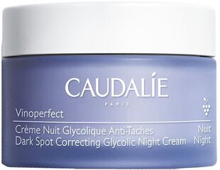Ravitseva yövoide Caudalie Vinoperfect Dark Spot Glycolic Night Cream, 50 ml hinta ja tiedot | Kasvovoiteet | hobbyhall.fi